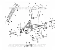 REAR SWING ARM   SHOCK