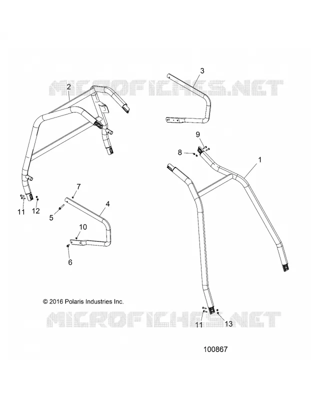CHASSIS, CAB FRAME AND SIDE BARS
