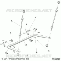 SUSPENSION, REAR STABILIZER BAR