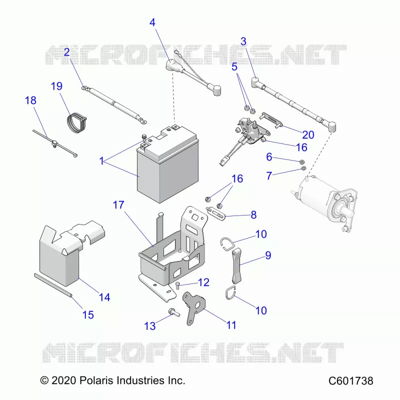 ELECTRICAL, BATTERY BOX  ASM.