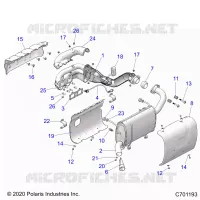 ENGINE, EXHAUST SYSTEM