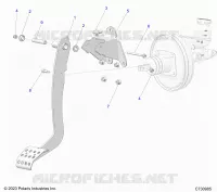 BRAKES, FOOT PEDAL