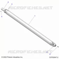 DRIVE TRAIN, PROP SHAFT,FRONT
