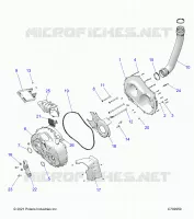 DRIVE TRAIN, CLUTCH COVER AND DUCTING