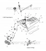 FUEL SYSTEM, FUEL TANK ASM. AND PUMP