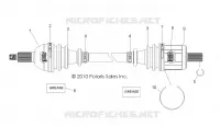 DRIVE TRAIN, FRONT DRIVE SHAFT