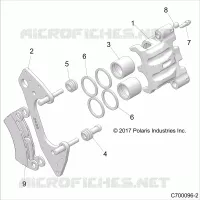 FRONT BRAKE CALIPER