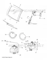 WINDSHIELD, WIPER, WASHER KIT AND MOTOR