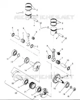 PISTON   CRANKSHAFT  440 XCR SP X951660 (4932833283C012)