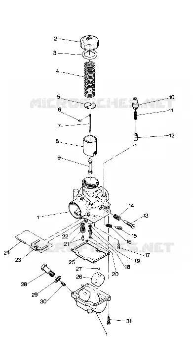 CARBURETOR SPRINT E/S (4915431543036A)