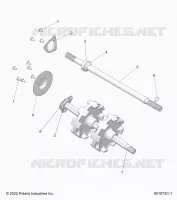 DRIVE TRAIN, JACKSHAFT AND DRIVE SHAFT