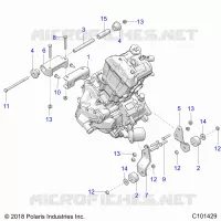 ENGINE, MOUNTING