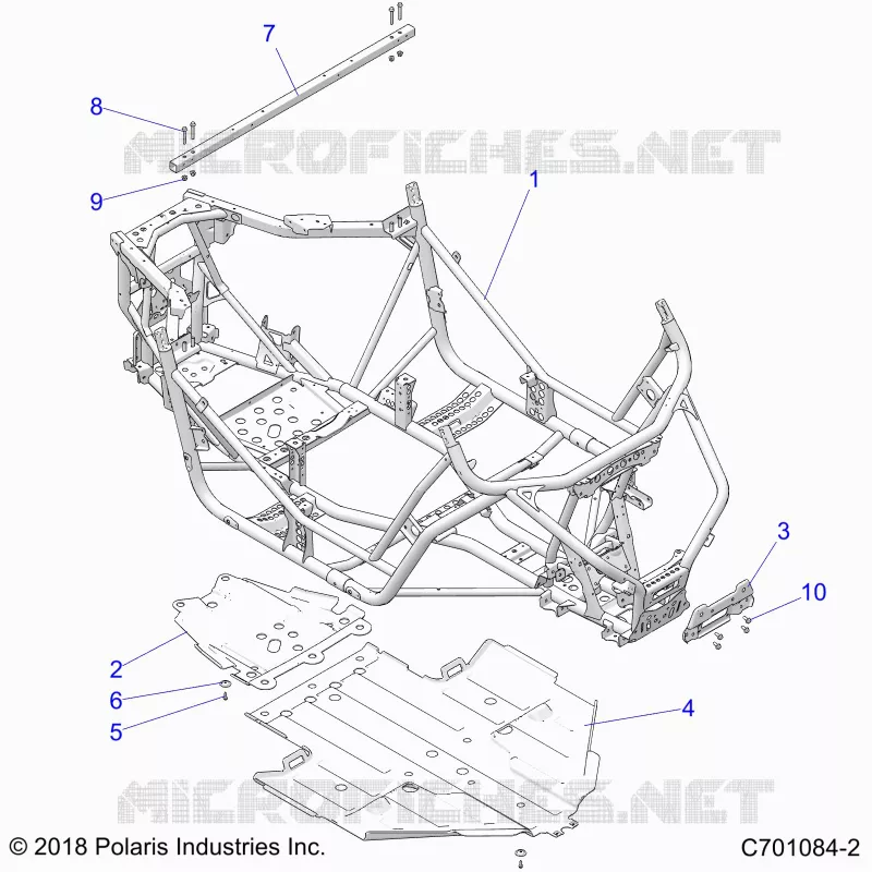CHASSIS, MAIN FRAME AND SKID PLATE