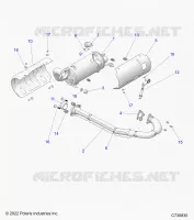 ENGINE, EXHAUST SYSTEM