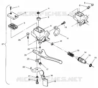 MASTER CYLINDER 600 XCR 0961676 AND EUROPEAN 600 XCR E961676 (4932123212A014)