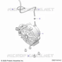DRIVE TRAIN, FRONT GEARCASE MOUNTING