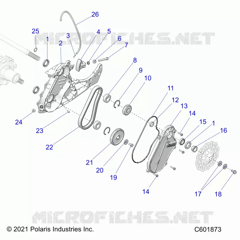 DRIVE TRAIN, CHAINCASE