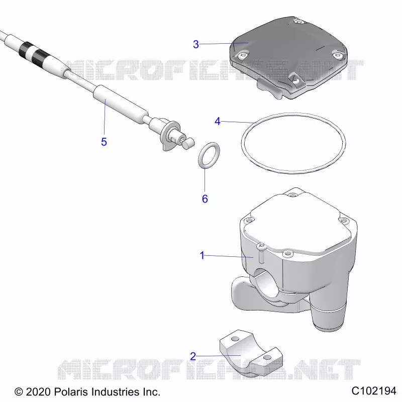 STEERING, CONTROLS, THROTTLE ASM. AND CABLE