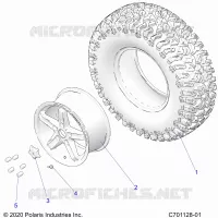 WHEELS, FRONT/REAR