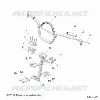 STEERING, HANDLEBAR MOUNTING