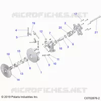 DRIVE TRAIN, PRIMARY CLUTCH