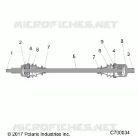 DRIVE TRAIN, FRONT HALF SHAFT