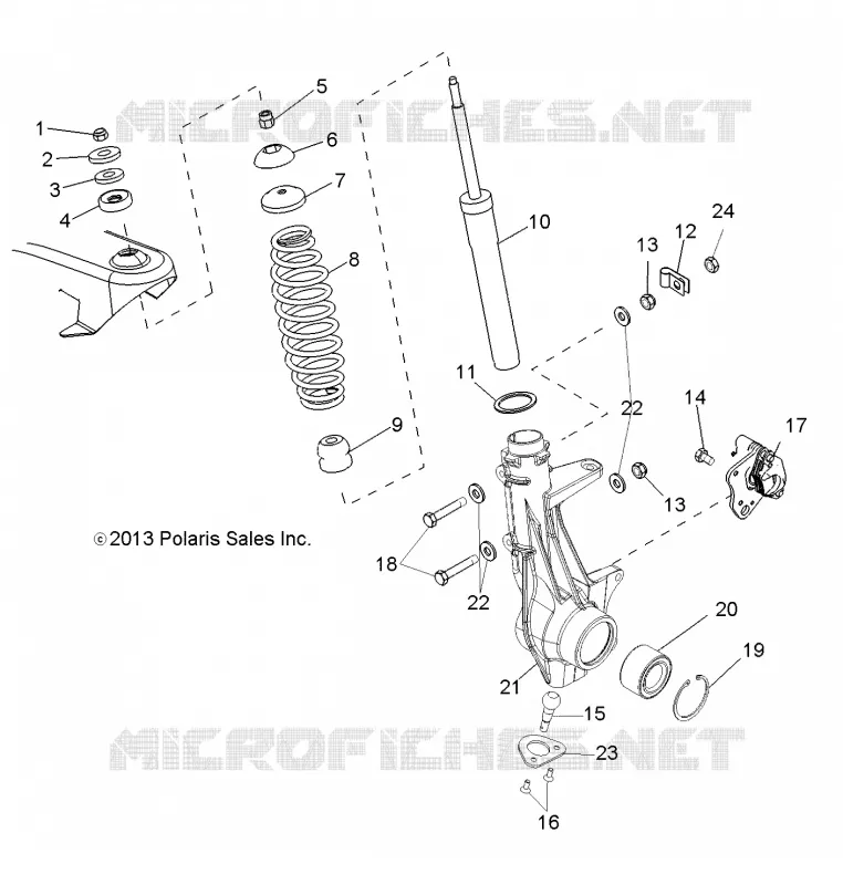 FRONT SUSPENSION STRUT