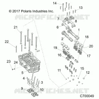 CYLINDER HEAD AND VALVES