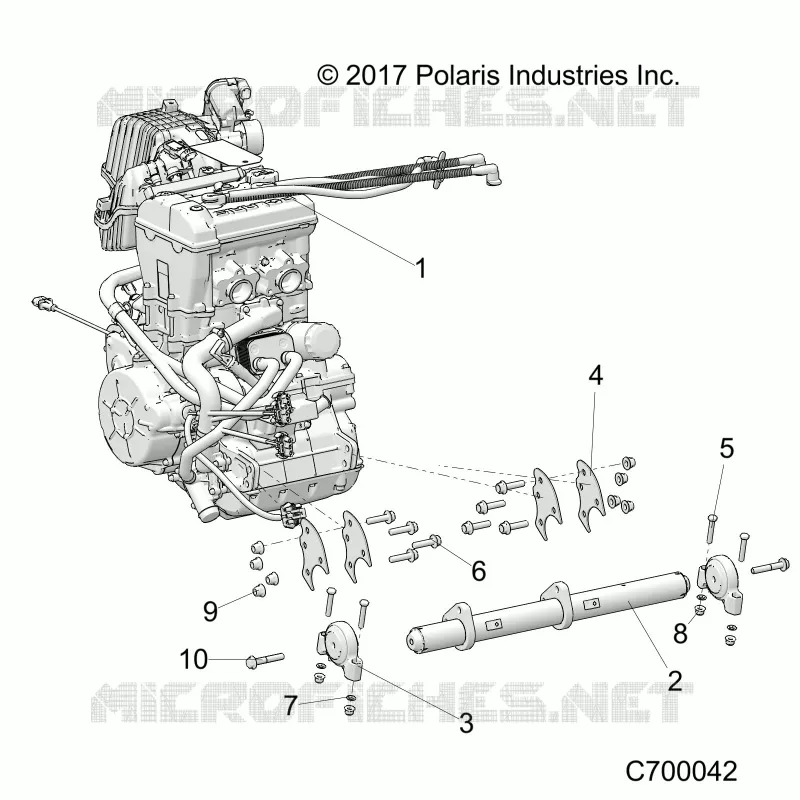 ENGINE, MOUNTING