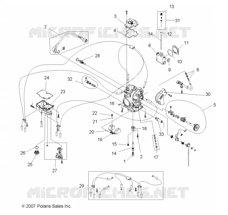 ENGINE, CARBURETOR