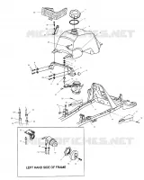 FUEL TANK AND CARBURETOR MOUNTING