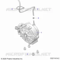 DRIVE TRAIN, FRONT GEARCASE MOUNTING