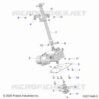STEERING POST  AND EPS