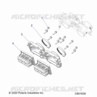 ENGINE, REED VALVE AND THROTTLE BODY ADAPTOR