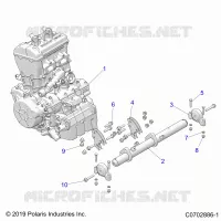 ENGINE, MOUNTING & LONG BLOCK
