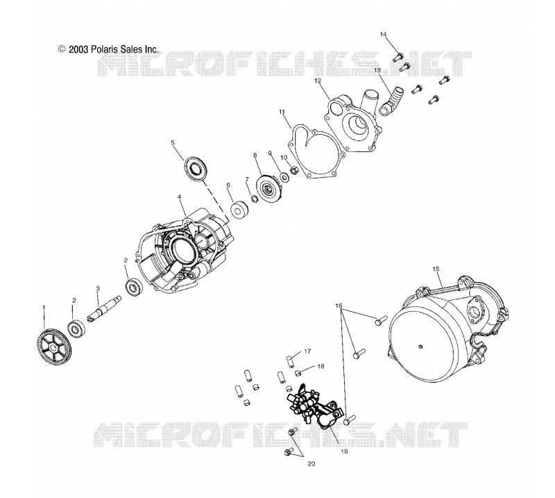 WATER PUMP/OIL PUMP (800)
