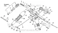REAR TORQUE ARM CLASSIC TOURING 0973365 AND EUROPEAN CLASSIC TOURING E97336 (4938493849B014)