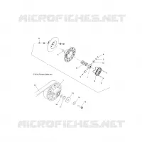 DRIVE TRAIN, SECONDARY CLUTCH