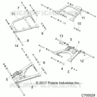 REAR SUSPENSION CONTROL ARMS