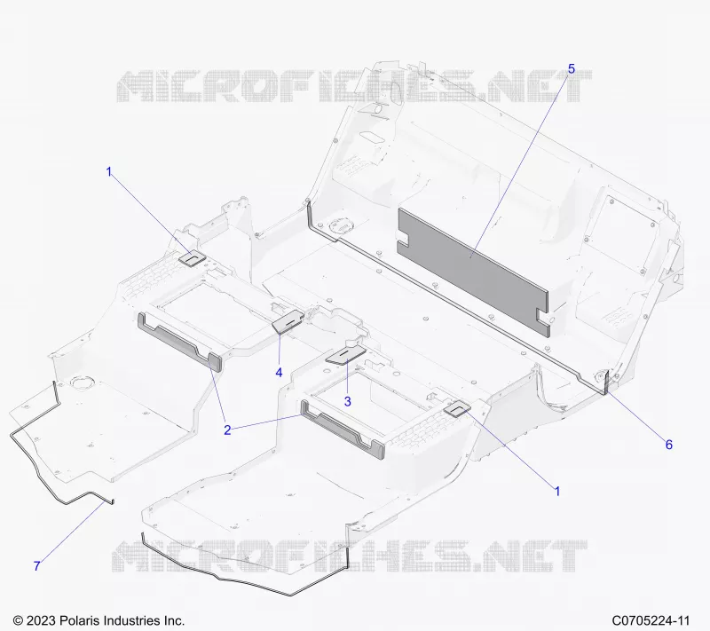 BODY, FOAM AND LINERS G24GZK99A/99B (C0705224-11)
