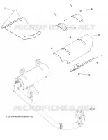 ENGINE, EXHAUST SYSTEM SHIELDS