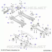 SEAT MOUNTING, FRONT