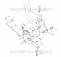 FOOT PEDAL   PARKING BRAKE  ASSEMBLY SWEDISH 4X4 400L S948140 (4926912691A009)