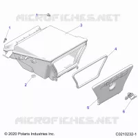 BODY, STORAGE BOX, REAR
