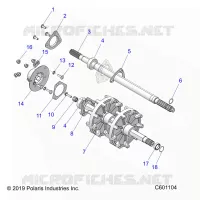 DRIVE TRAIN, JACKSHAFT AND DRIVE SHAFT