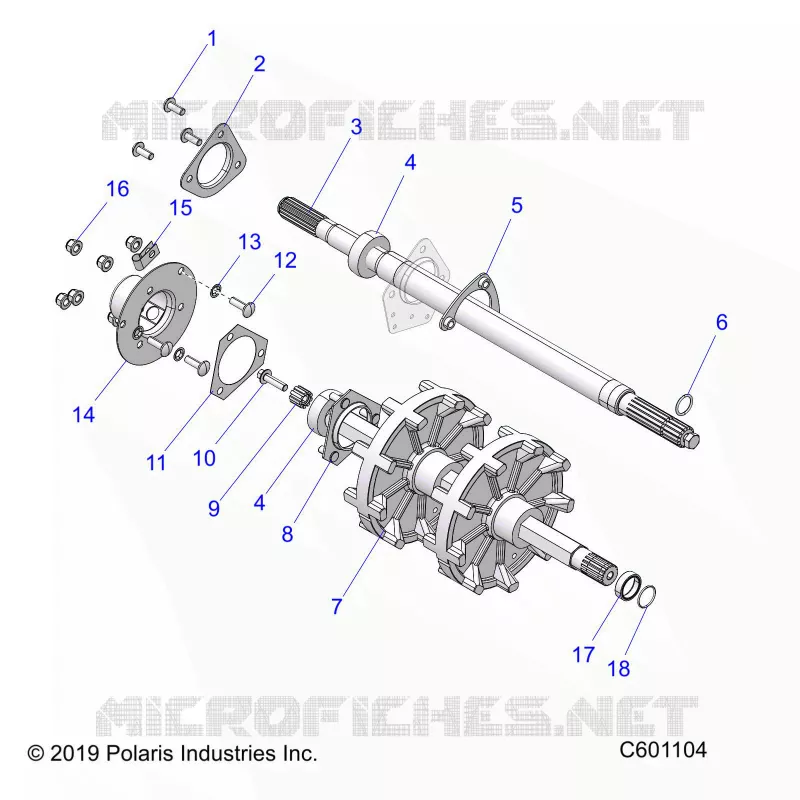 DRIVE TRAIN, JACKSHAFT AND DRIVE SHAFT