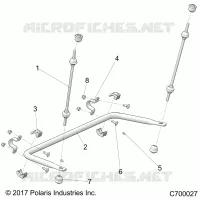 SUSPENSION, REAR STRUT STABILIZER