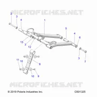 SUSPENSION, FRONT TORQUE ARM
