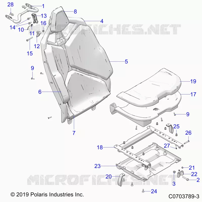 SEAT ASM.,REAR