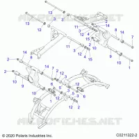 REAR SUSPENSION CONTROL ARM MOUNTING